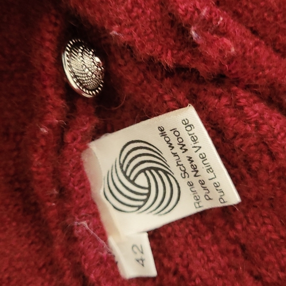 StrickMeister Sportive Austria Women Sweater Wool Cardigan Jacket - Picture 5 of 6